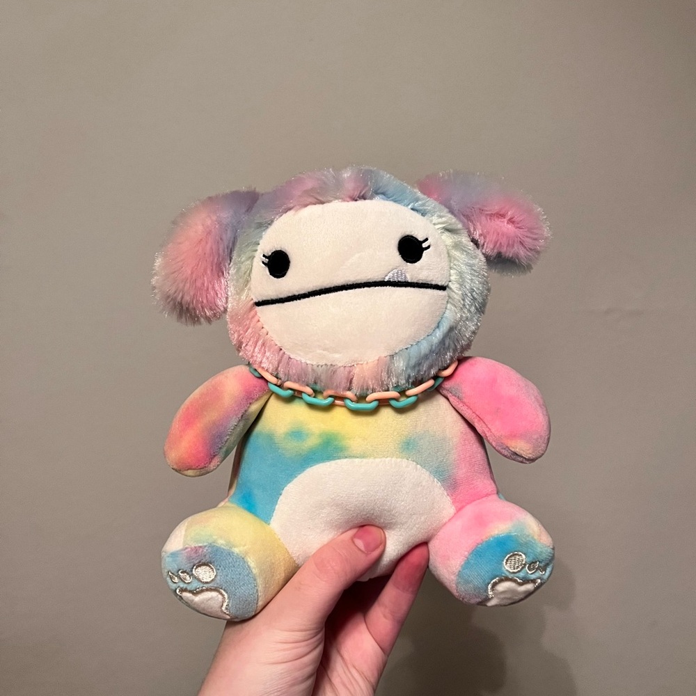 Squishmallow Bigfoot 8” Tie Dye